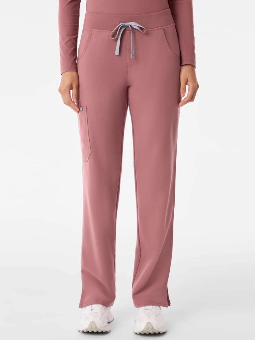 Figs Kade Straight-Leg Scrub Pant Mauve Size SR